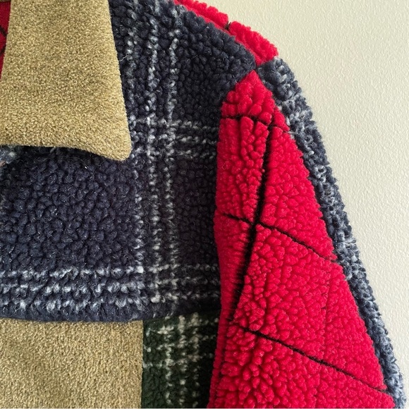 Robert Scott Women's Patchwork Fleece Jacket Size Medium - Picture 5 of 13